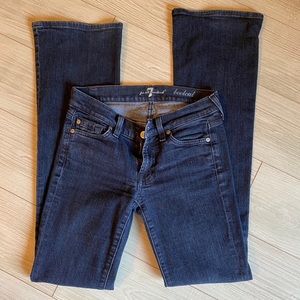 EUC 7 for All Mankind Bootcut Jeans size 24